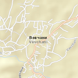 Vevčani Street Map