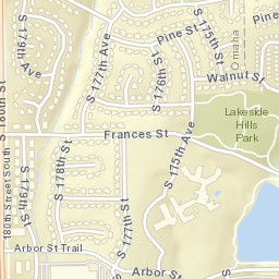 17401-17645 Arbor Street, Omaha, NE Street Map