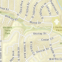 2120-2198 South 163rd Circle Omaha NE Street Map