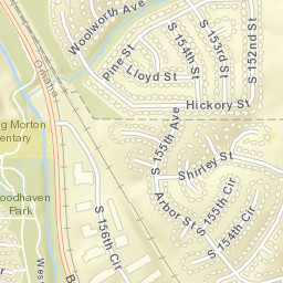 1617-1637 South 153rd Street Omaha NE Street Map