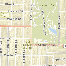 2217 South 32nd Avenue, Omaha, NE Street Map