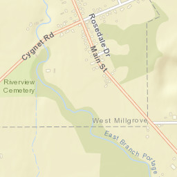 West Millgrove Ohio Street Map