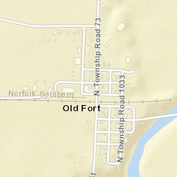 Old Fort Ohio Street Map