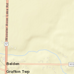 Belden Ohio Street Map