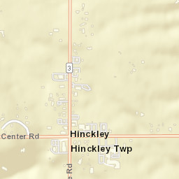 Hinckley Ohio Street Map