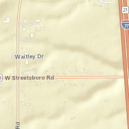 Richfield Ohio Street Map