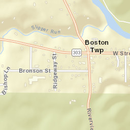 Peninsula Ohio Street Map