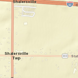 Shalersville Ohio Street Map