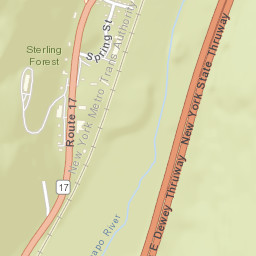 Southfields New York Street Map