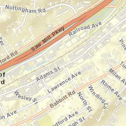 Bedford Hills New York Street Map