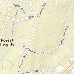 Forest Heights Connecticut Street Map