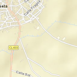 Cabezuela Street Map