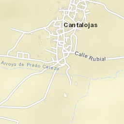 Cantalojas Street Map