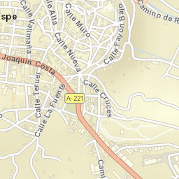 Caspe Street Map