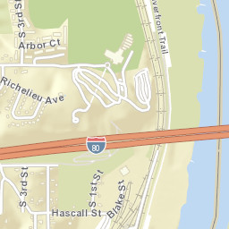 Interstate 80, Omaha, IA 68107, USA Street Map