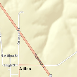 1973 IA-5 Knoxville Iowa Street Map