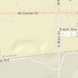 Windham Ohio Street Map