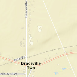 Braceville Ohio Street Map