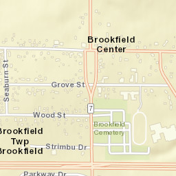 Brookfield Ohio Street Map