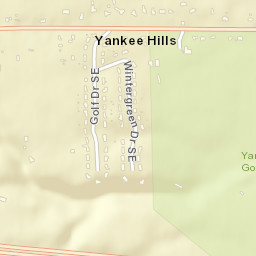 Yankee Hills Ohio Street Map