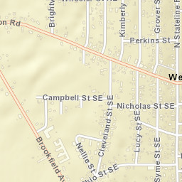 West Hill Ohio Street Map