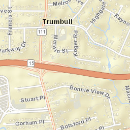 Ox Hill Connecticut Street Map