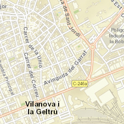 Vilanova i la Geltrú Street Map