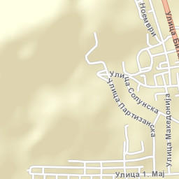 Demir Hisar Street Map