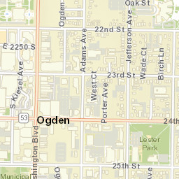 2510 Washington Blvd Ogden UT Street Map