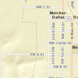 399 1st Street Northwest, Melcher-Dallas, IA Street Map
