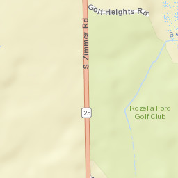 1400-1498 South Zimmer Road, Warsaw, IN Street Map