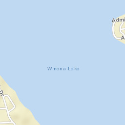 801 Esplanade Street, Winona Lake, IN Street Map