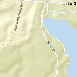 Echo Lake Glen Ohio Street Map