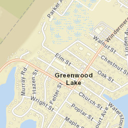 Greenwood Lake New York Street Map