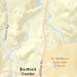 Bedford Center New York Street Map