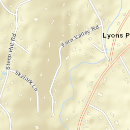Lyons Plain Connecticut Street Map