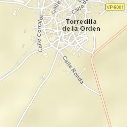 Torrecilla de la Orden Street Map