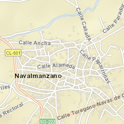 Navalmanzano Street Map