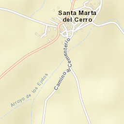 Santa Marta del Cerro Street Map