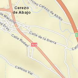 Cerezo de Abajo Street Map