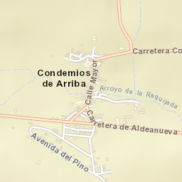 Condemios de Arriba Street Map