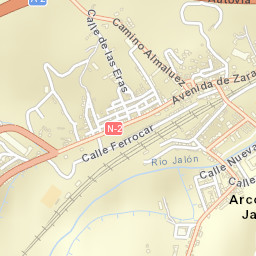 Arcos de Jalón Street Map