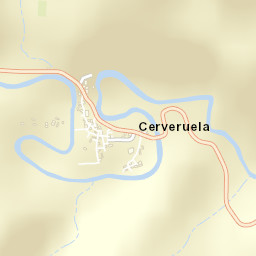 Cerveruela Street Map