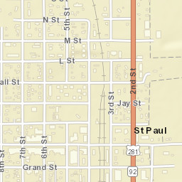 600-698 Indian Street, St. Paul, NE 68873 Street Map