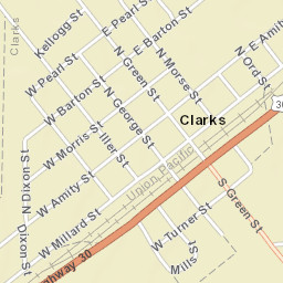 U.S. 30 Clarks NE 68628 America Street Map