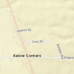 Salow Corners Ohio Street Map
