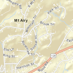 Mount Airy New York Street Map