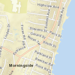 Morningside Connecticut Street Map