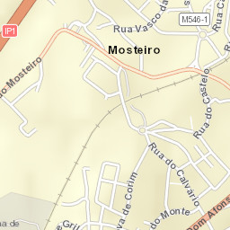 Águas Santas Street Map