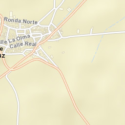 Fuente de Santa Cruz Street Map